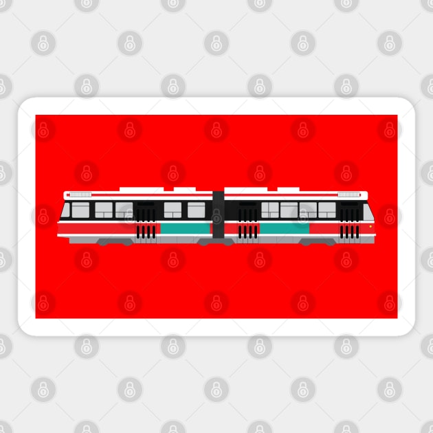 Toronto TTC (ALRV) Streetcar Magnet by StrayKoi